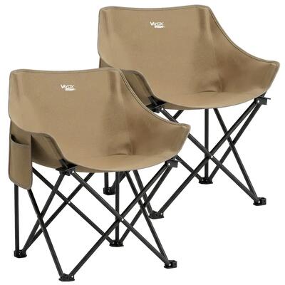 Set di 2 sedie da campeggio Vayox VA0432 Chill pieghevoli fino a 120kg
