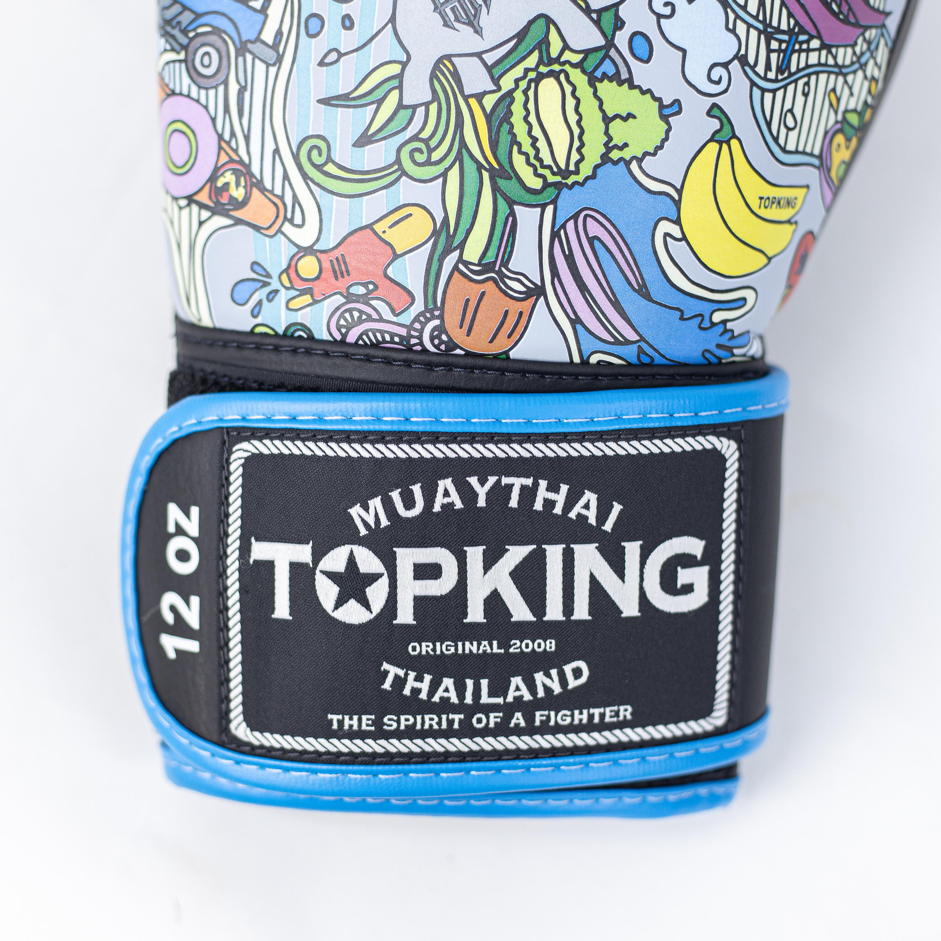 Gants de Boxe Topking THAI CULTURE Noirs 3/4