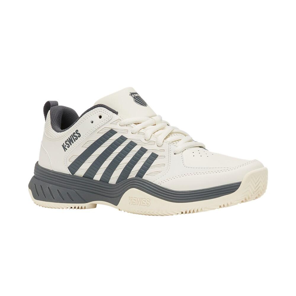 K- Swiss Tennisschuh Court Express 2 Clay creme/grau - Herren UK 6 (EU 39.5) 2/7