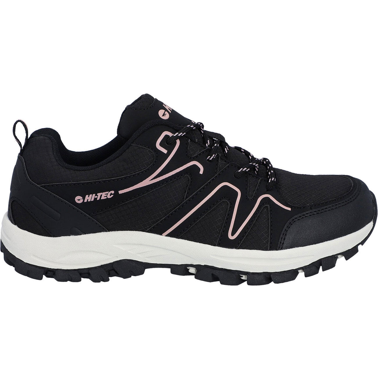 HI-TEC Hi-Tec Wandelschoen Caracal   - Dames - Zwart / Roze Veterschoenen 2/7