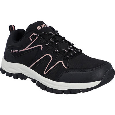 Hi-tec hi-tec wandelschoen caracal - dames - zwart / roze veterschoenen