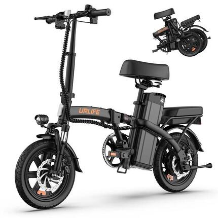 Vélo électrique pliant URLIFE F1L, moteur 250 W, batterie 48 V 7,5 Ah