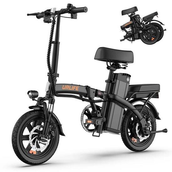Vélo électrique pliant URLIFE F1L, moteur 250 W, batterie 48 V 7,5 Ah