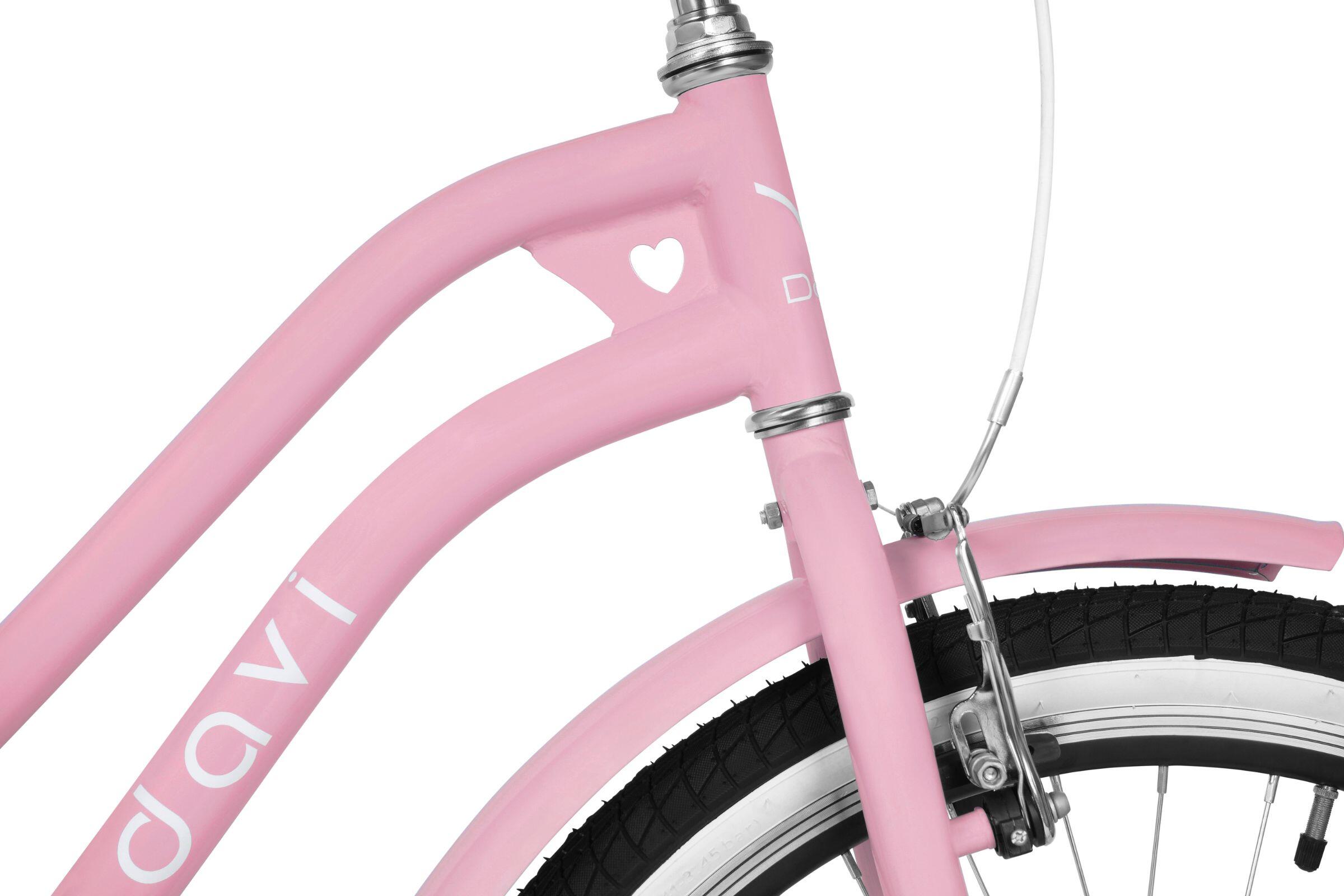 Bicicletta bambino 24" Davi Molli Style 7 velocità 130-165 rosa 3/6