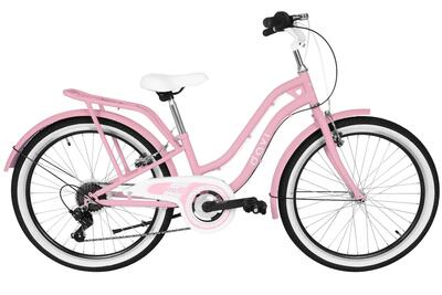 Stadsfiets 24 inch 9-12 jaar davi molli robuust frame 14" 7 versnellingen