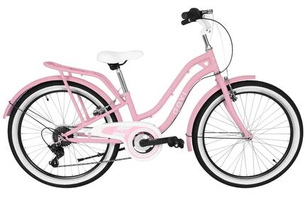 Vélo de ville enfant 24 pouces 9-12 ans Molli Style cadre robuste 14" 7 vitesses