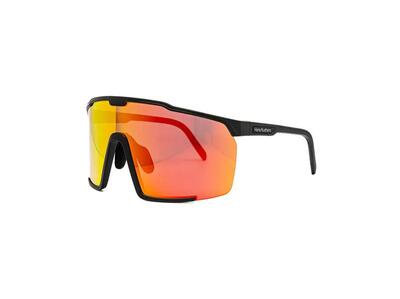 Horsefeathers proton fietszonnebril (mat zwart/spiegelrood)