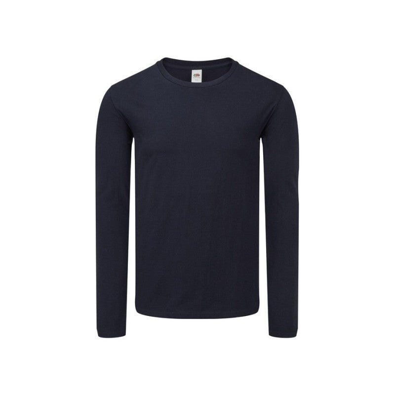 Fruit Of De Loom Iconic 150 Classic Langarm-T-Shirt Grau 3/7