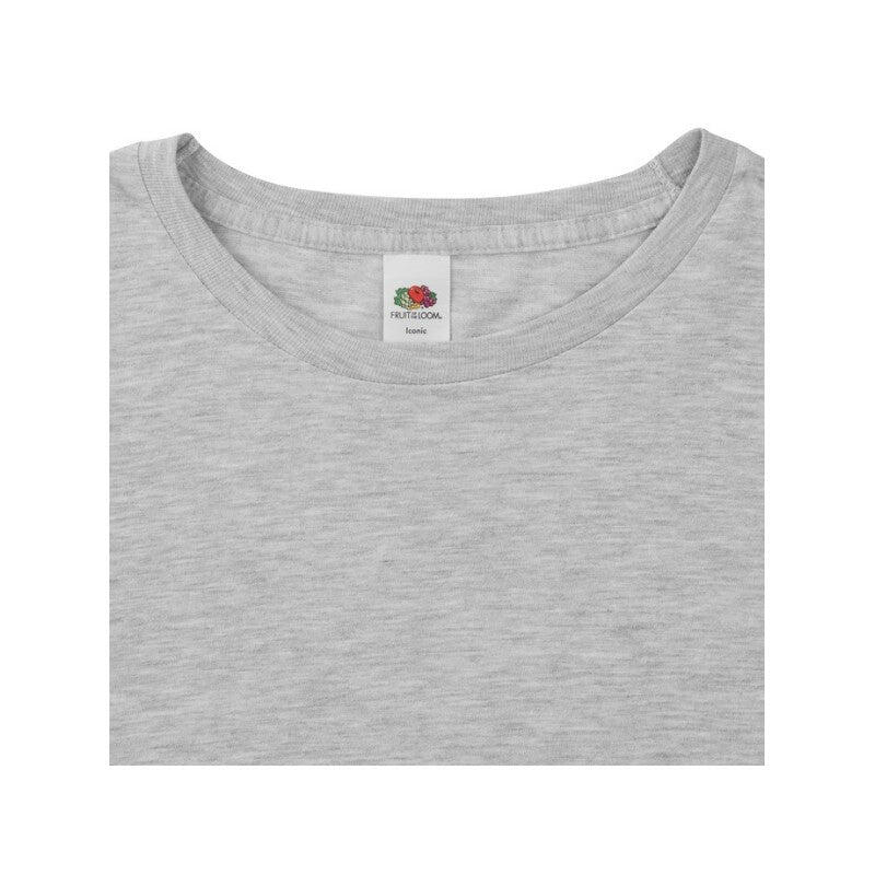 Fruit Of De Loom Iconic 150 Classic Langarm-T-Shirt Grau 5/7