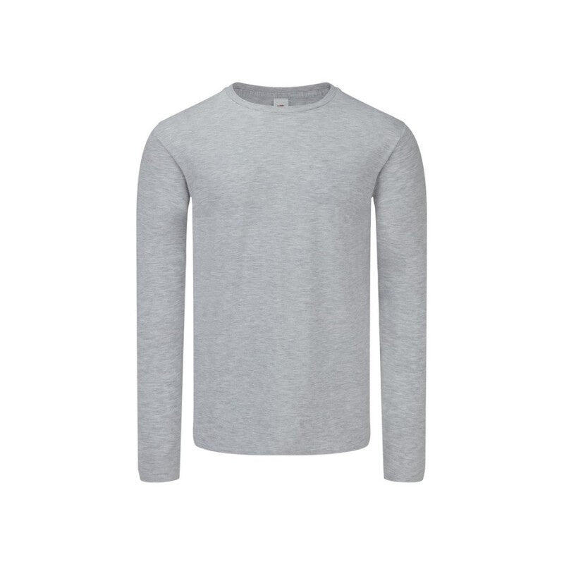 Fruit Of De Loom Iconic 150 Classic Langarm-T-Shirt Grau 7/7