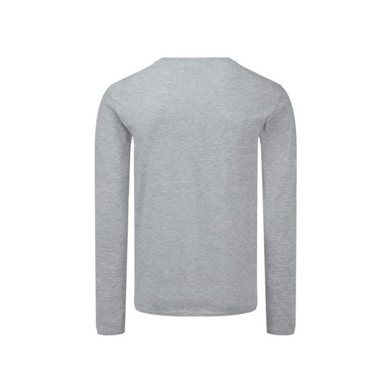 Fruit Of De Loom Iconic 150 Classic Langarm-T-Shirt Grau 6/7
