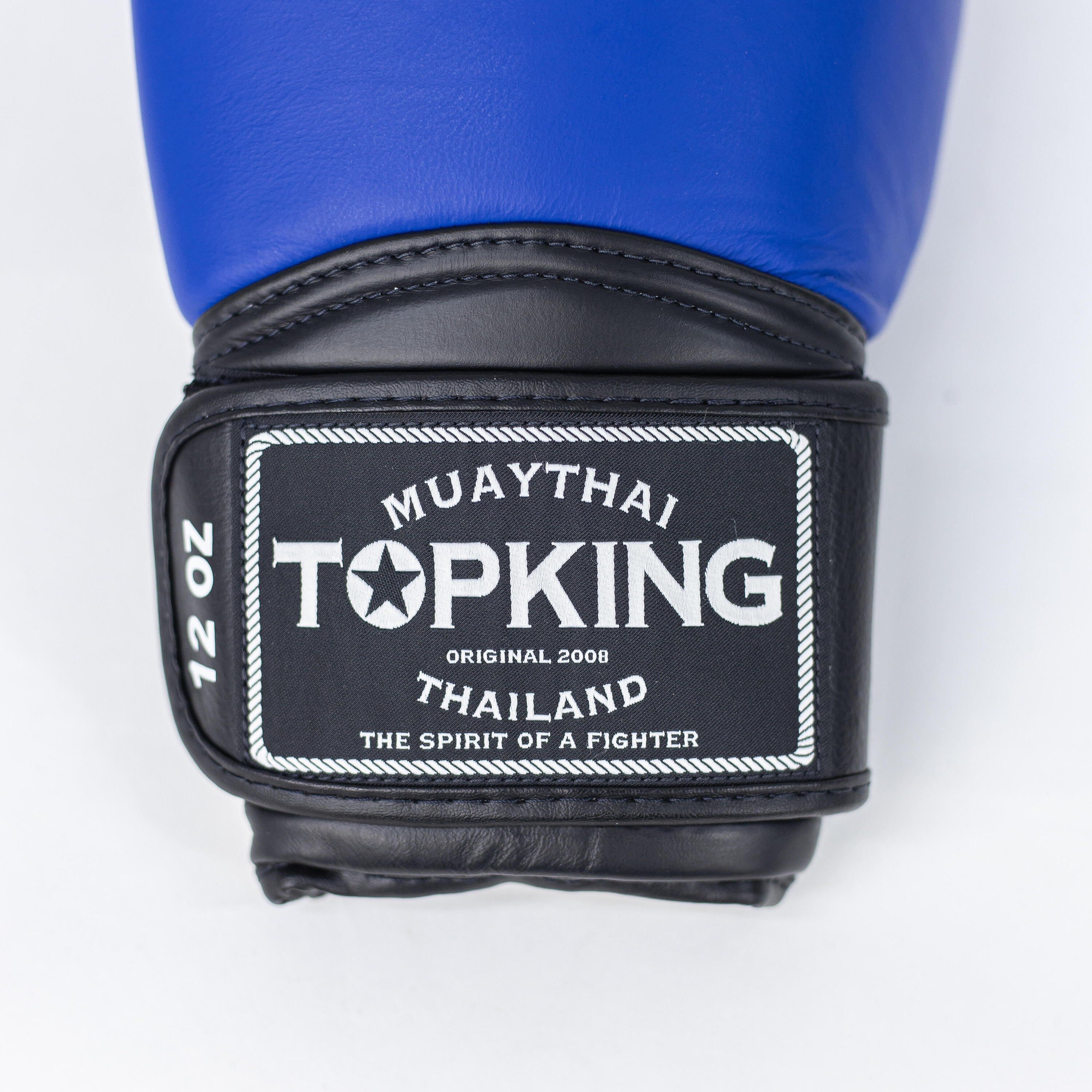 Gants de Boxe Topking SUPER AIR DOUBLE TONE Bleus RESPIRANTS 3/5