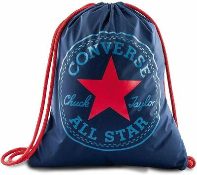 Gymtas converse cinch bag marineblauw