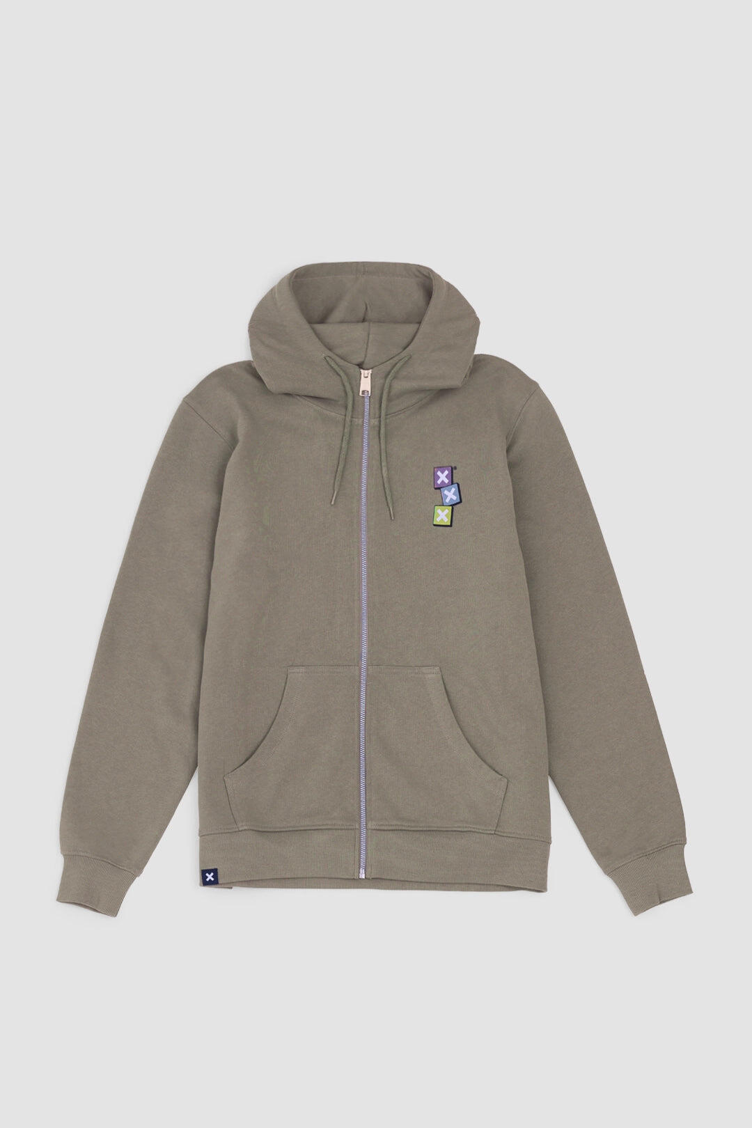 Sudadera con Capucha Blue Banana Olive Green de Algodón 100% Orgánico 7/7