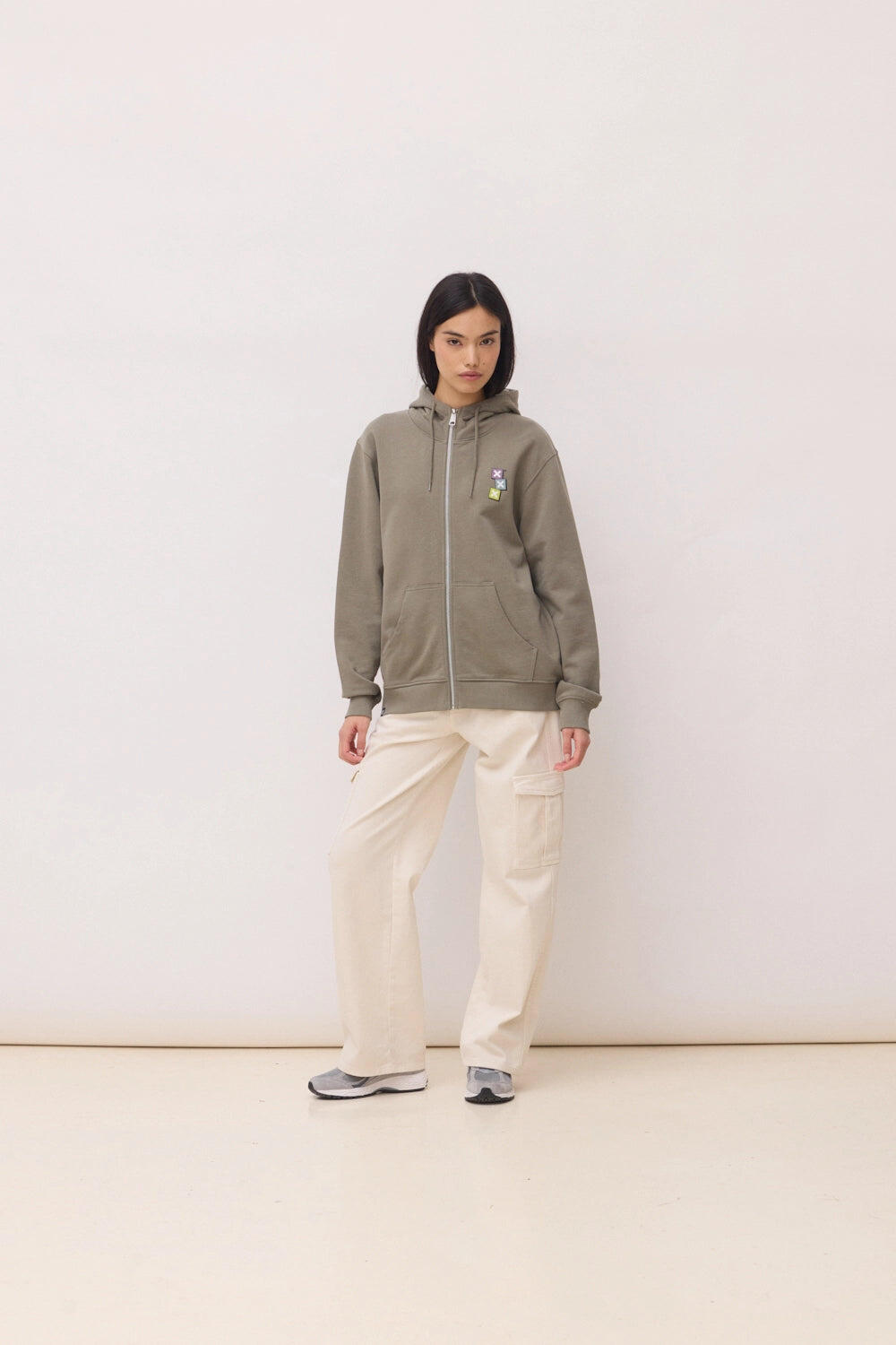 Sudadera con Capucha Blue Banana Olive Green de Algodón 100% Orgánico 6/7