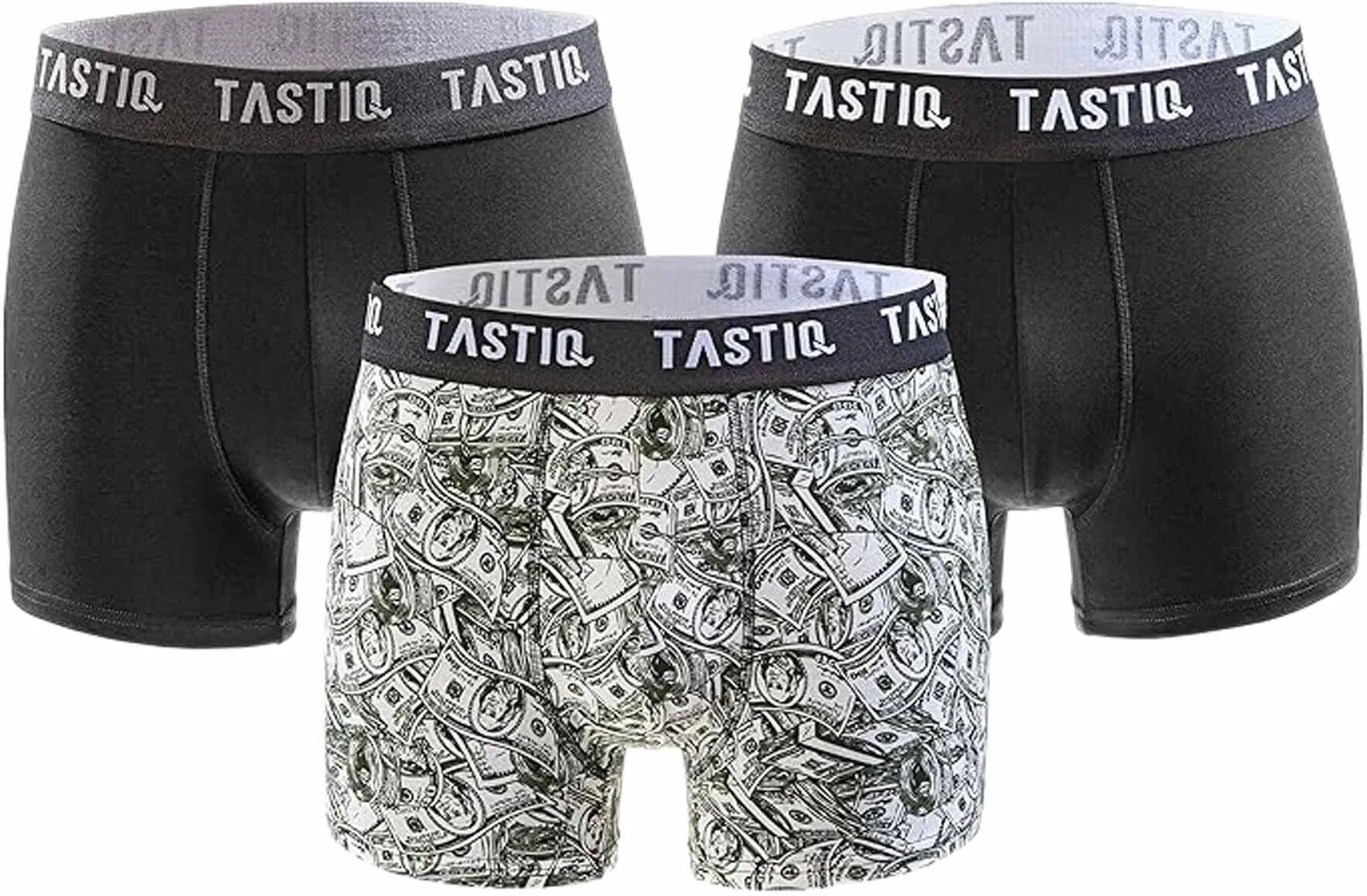 Boxers homme Tastiq 3-pack coffret cadeau noir 2/5