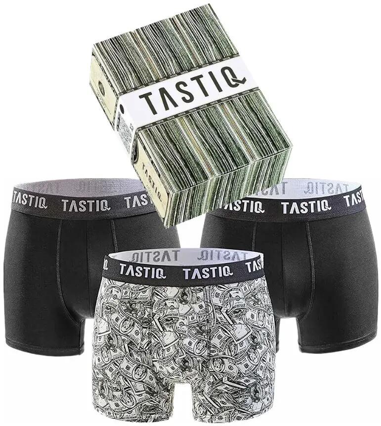 Boxers homme Tastiq 3-pack coffret cadeau noir 1/5