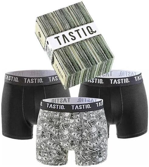 Boxers Tastic Dollar 3-pack Giftbox Noir