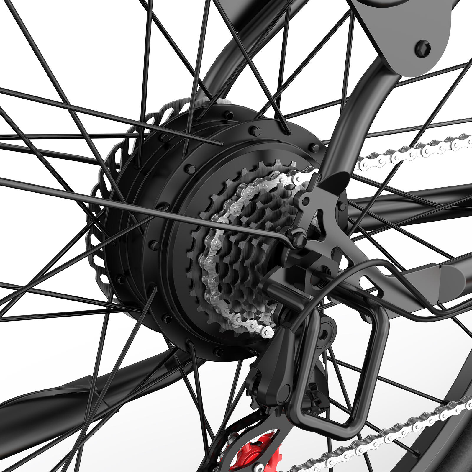 URLIFE E26 26" elektrische fiets 250W 48V 10.4Ah 6/7