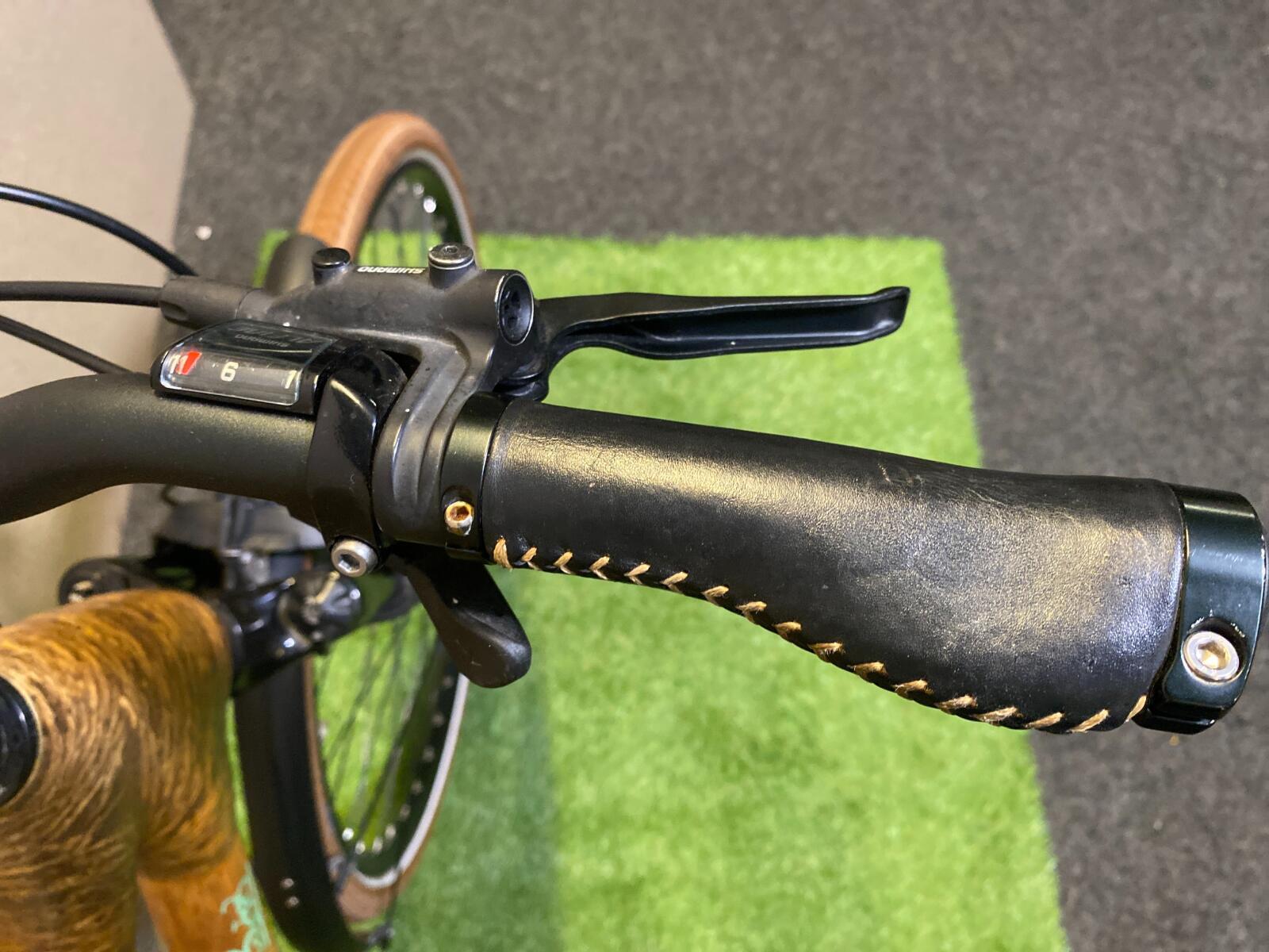 MYBOO Kuro 2024, bamboe frame, 55 cm, bruin 7/7