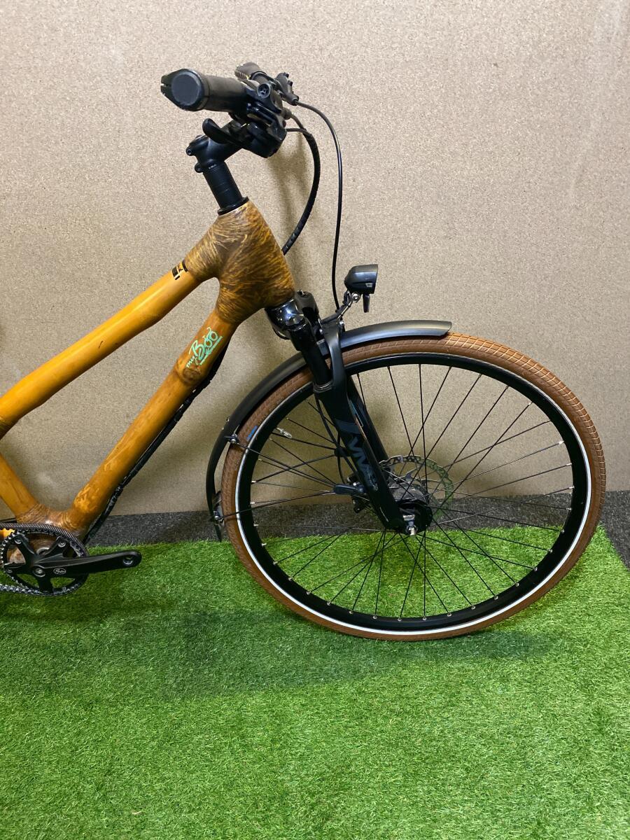 MYBOO Kuro 2024, bamboe frame, 55 cm, bruin 4/7