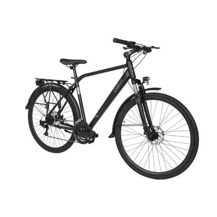 Rower trekkingowy Davi Vandero, 28", 160–185 cm, czarny