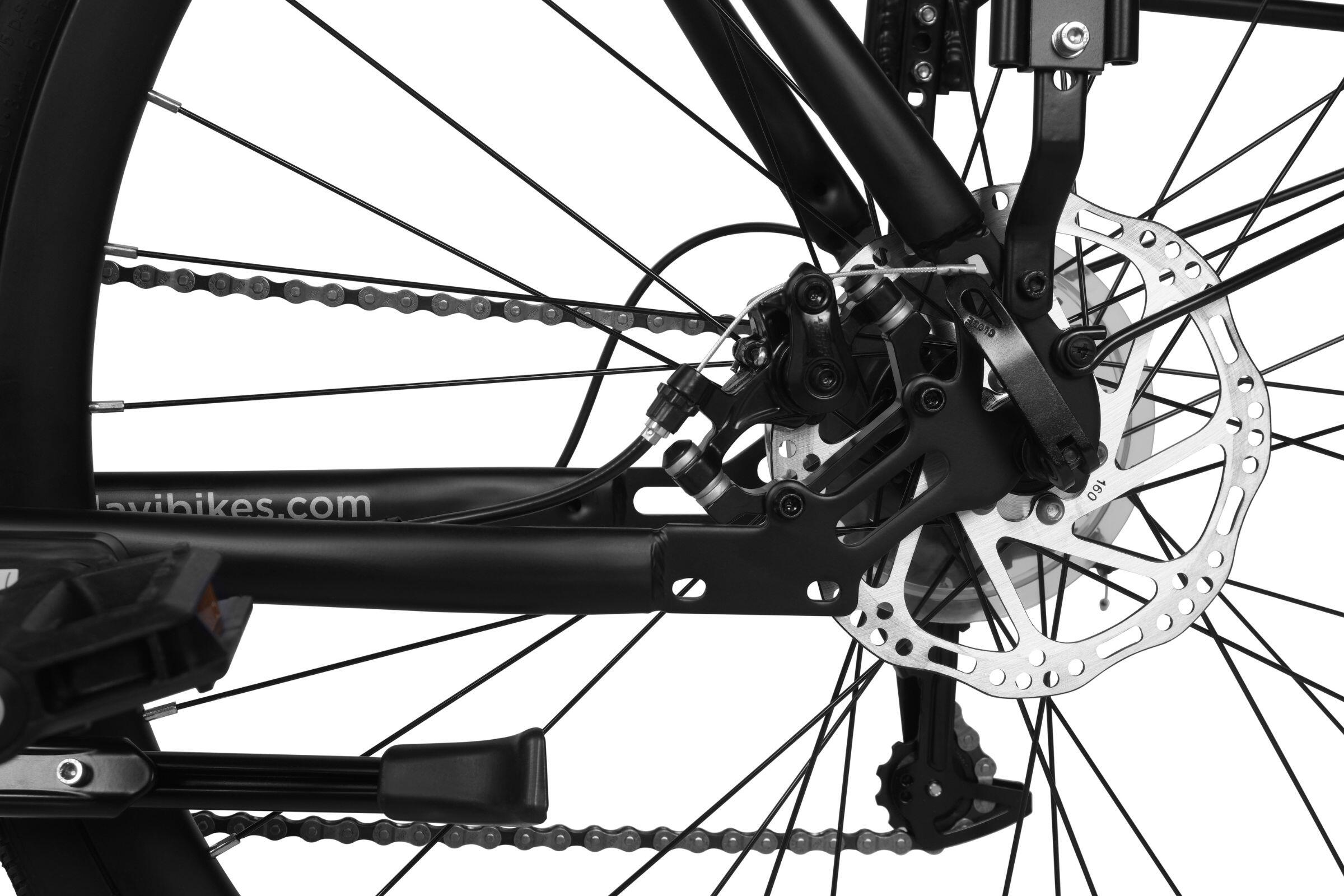 Vélo trekking Davi Vandero, 28", 160–185 cm, 21 vitesses, noir 7/7