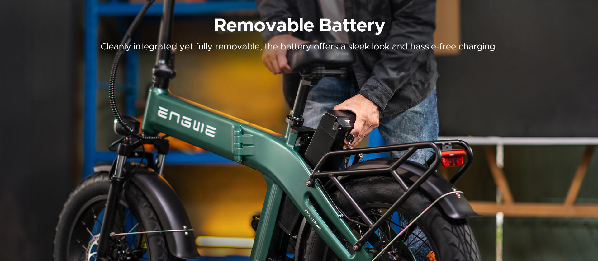 Bicicleta eléctrica plegable ENGWE EP-2 3.0 Boost, 48 V, 13,5 Ah, neumáticos anc 5/7