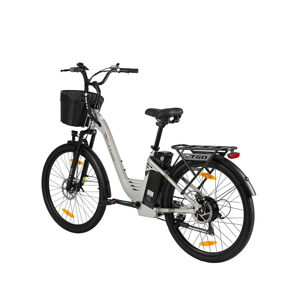 Elektrokolo TTGO C2 PRO pro dojíždění, baterie 36 V 18 Ah, Shimano 7 rychlostí 5/7