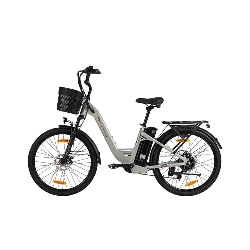 TTGO Elektrokolo TTGO C2 PRO pro dojíždění, baterie 36 V 18 Ah, Shimano 7 rychlostí