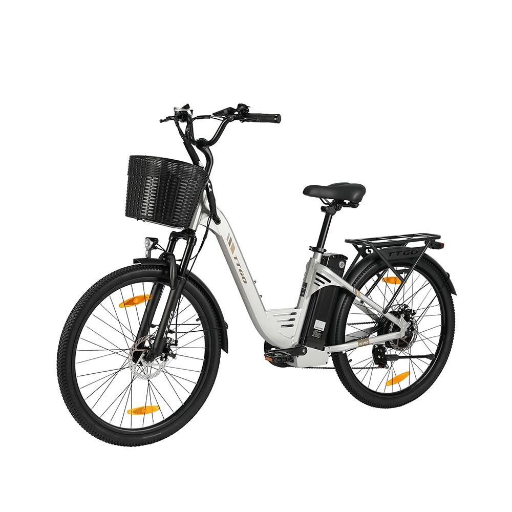 Elektrokolo TTGO C2 PRO pro dojíždění, baterie 36 V 18 Ah, Shimano 7 rychlostí 4/7