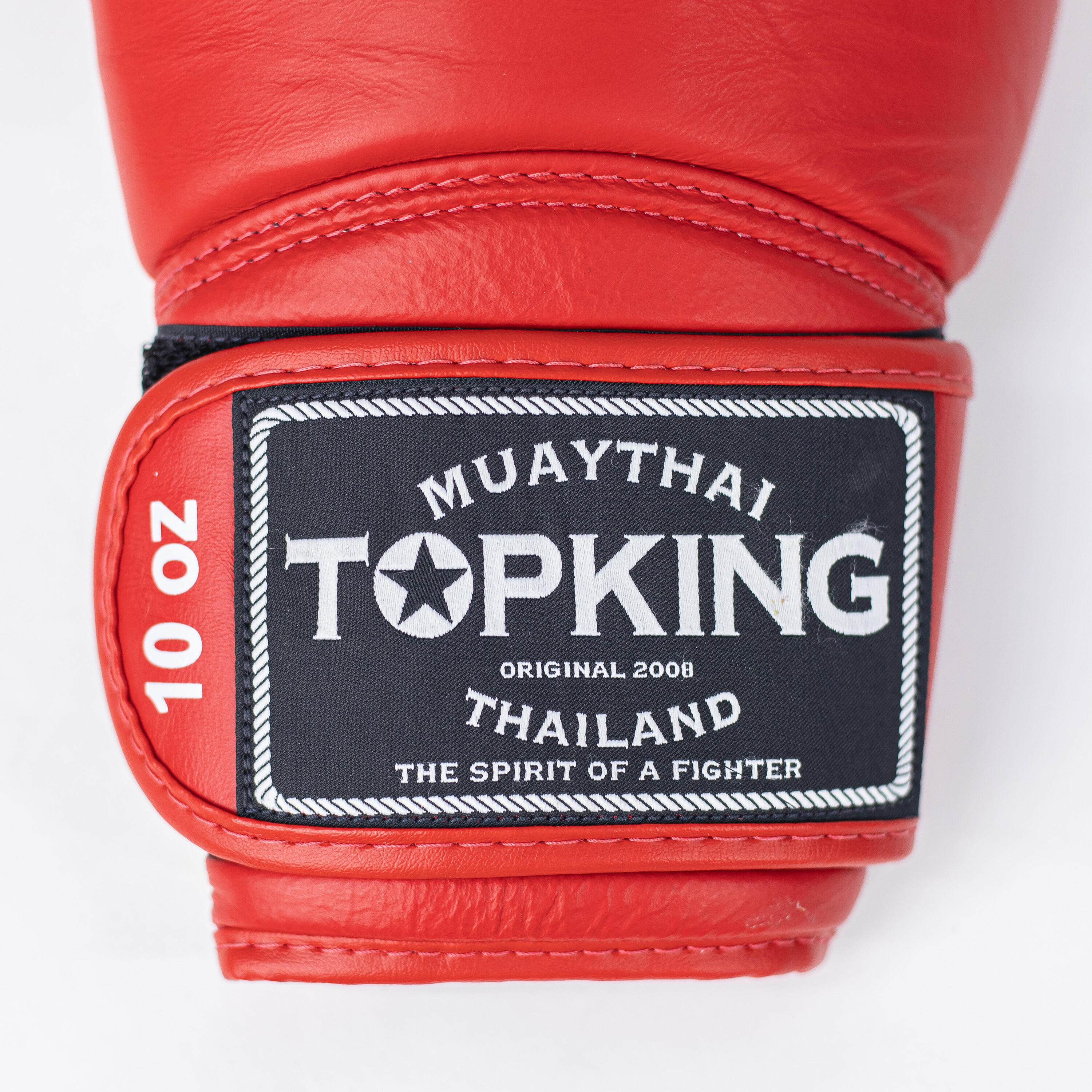 Gants de Boxe Topking SUPER AIR DOUBLE TONE Rouges RESPIRANTS 3/4