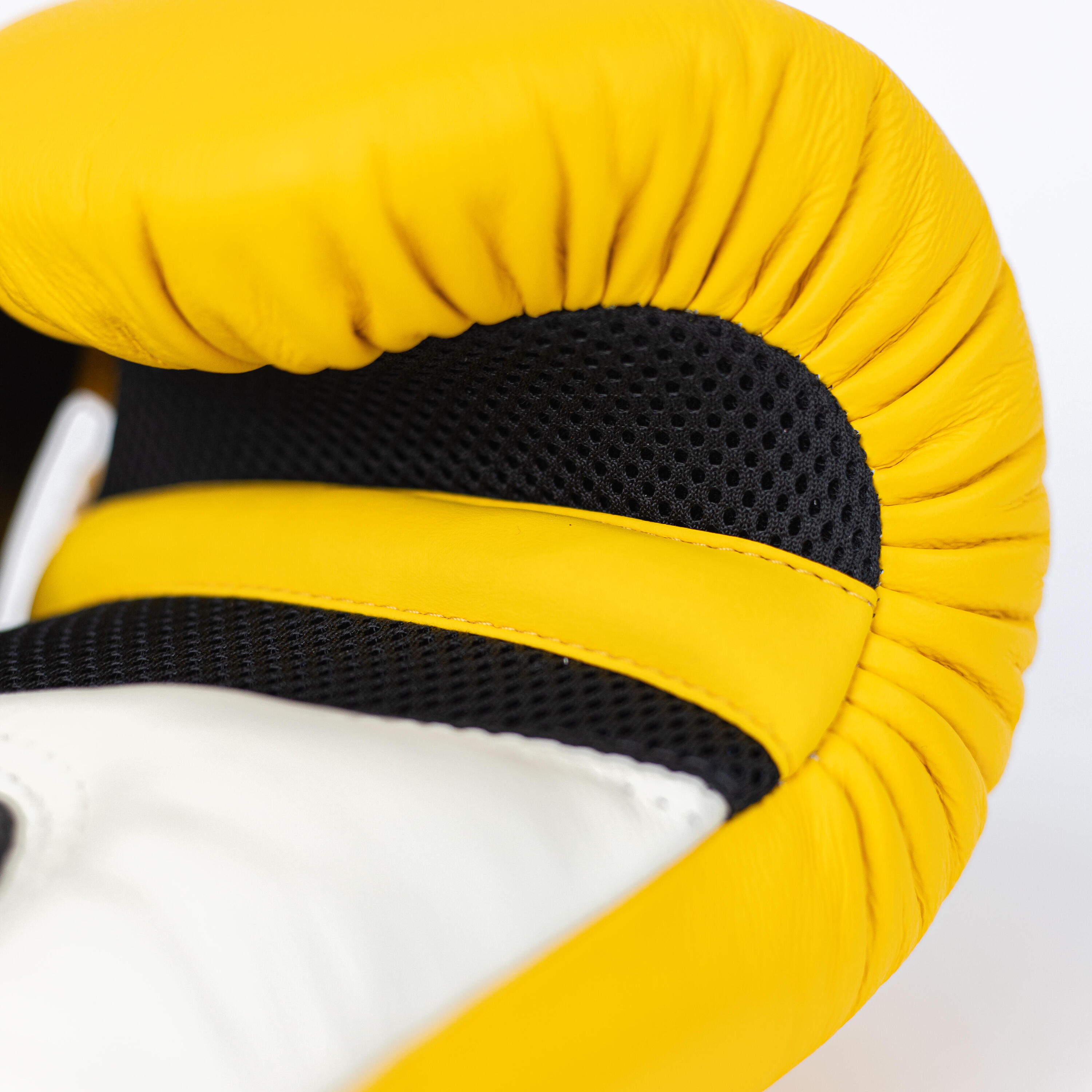 Gants de Boxe Topking SUPER AIR DOUBLE TONE Jaunes RESPIRANTS 4/4