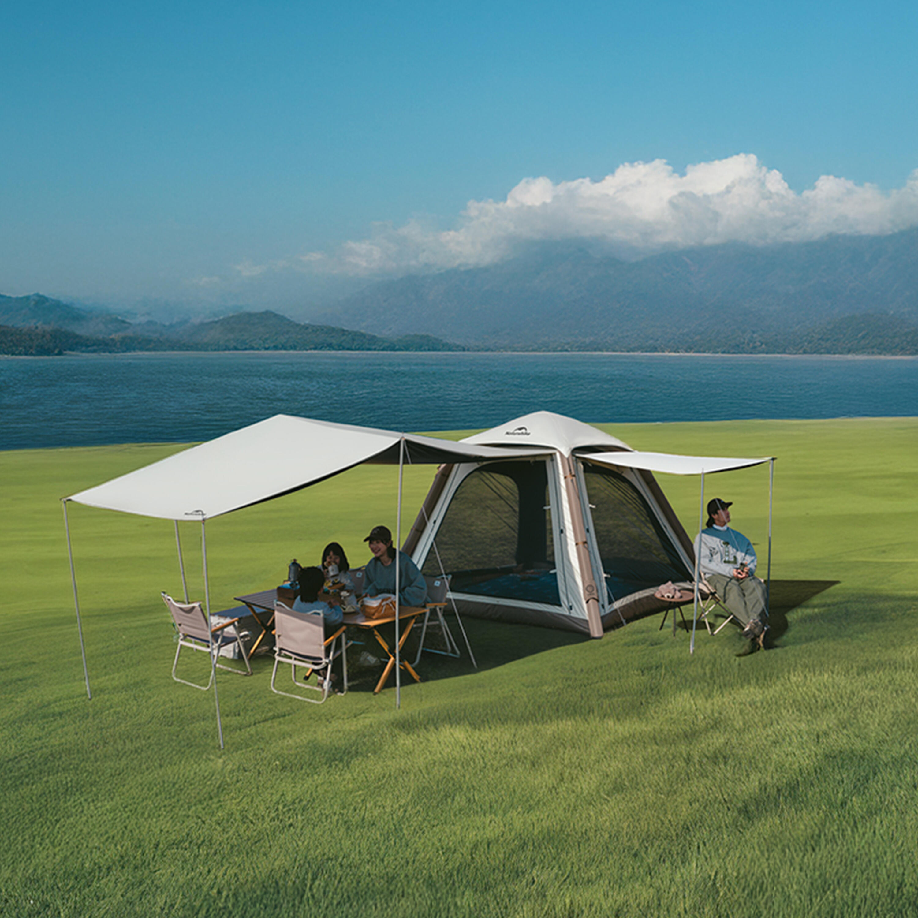 Tienda de campaña hinchable Naturehike Ango Air Pro para3-43 personas 4/7