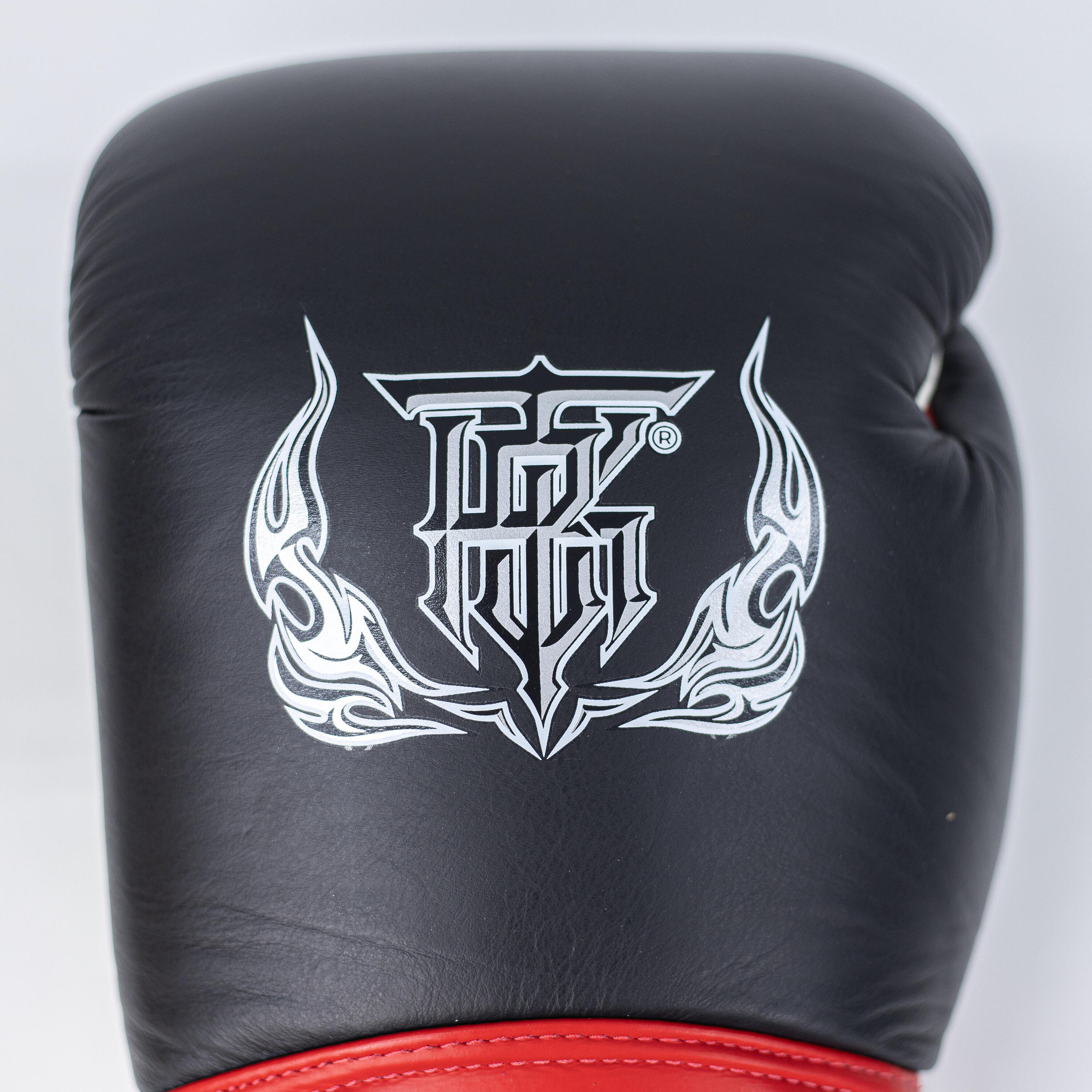 Gants de Boxe Topking SUPER TRIPLE TONE Noirs CUIR 2/3