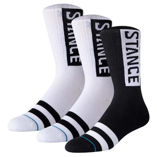 Socken Unisex 3er Pack Bequem sitzend-OG Crew