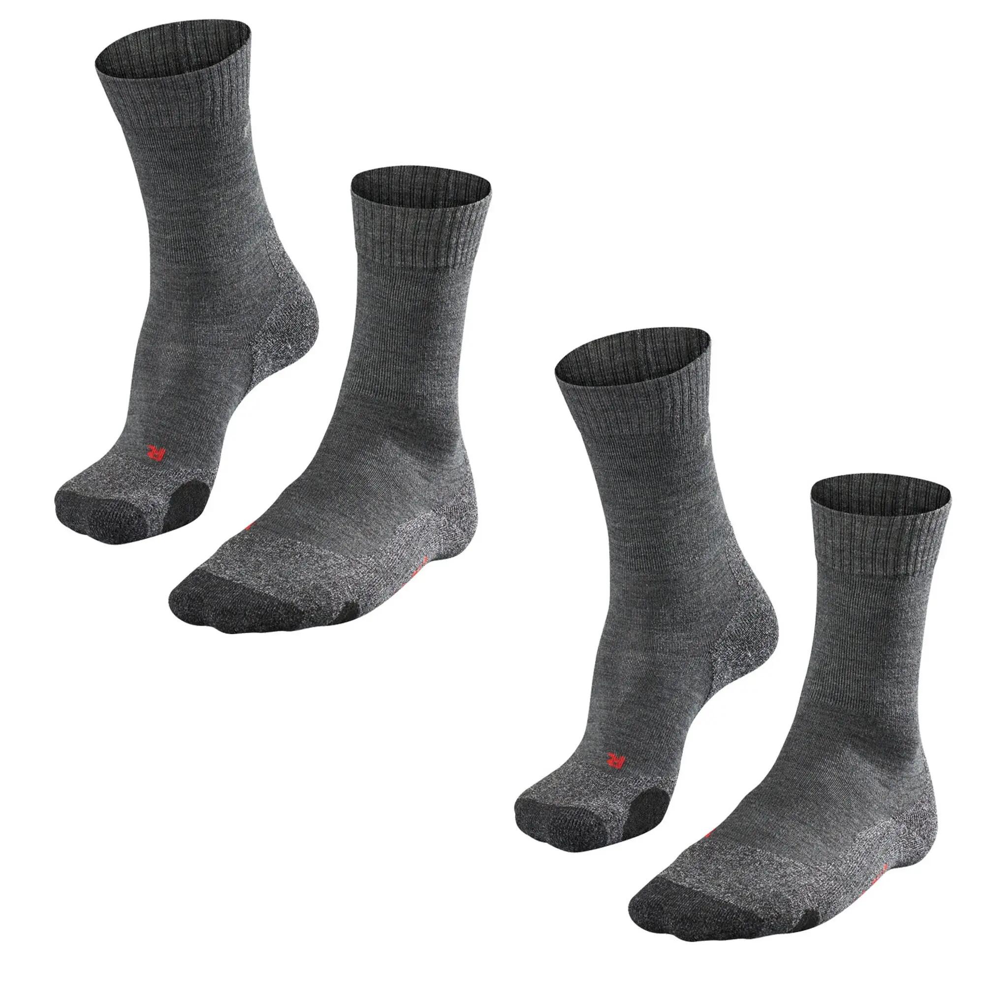 Socken Damen 2er Pack Bequem sitzend-FALKE TK2 Women 2/4