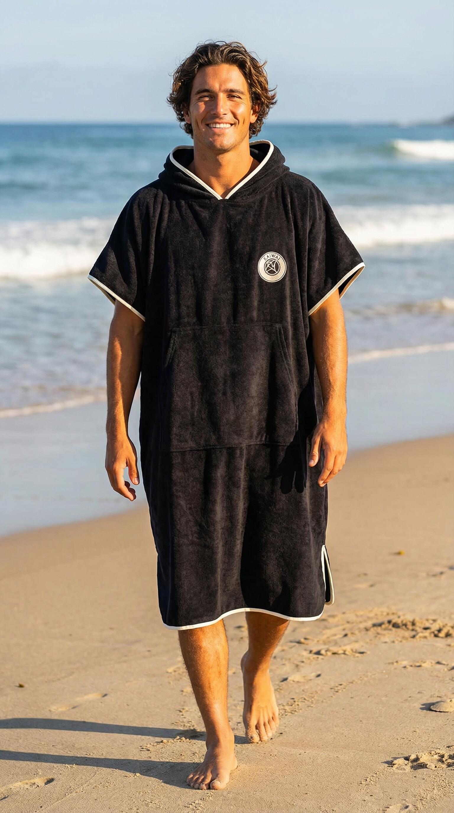 Unisex Poncho mit Kapuze KAIWAI 2/4