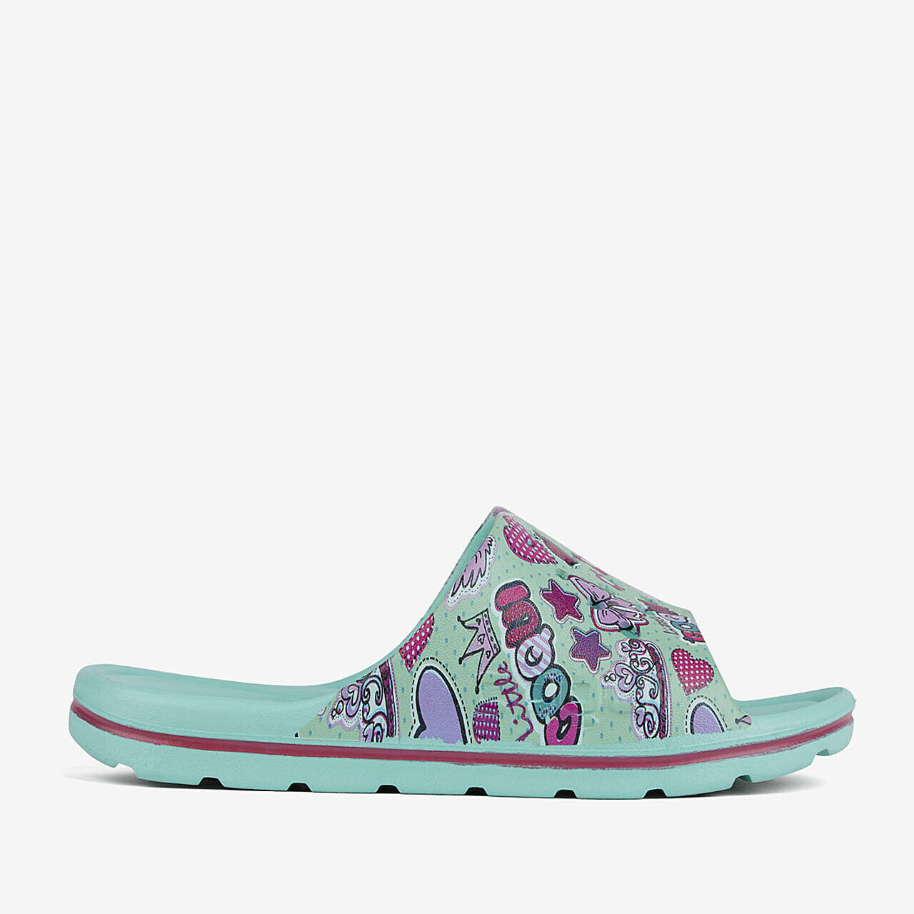 Pantuflas infantiles Coqui estampadas largas 2/3