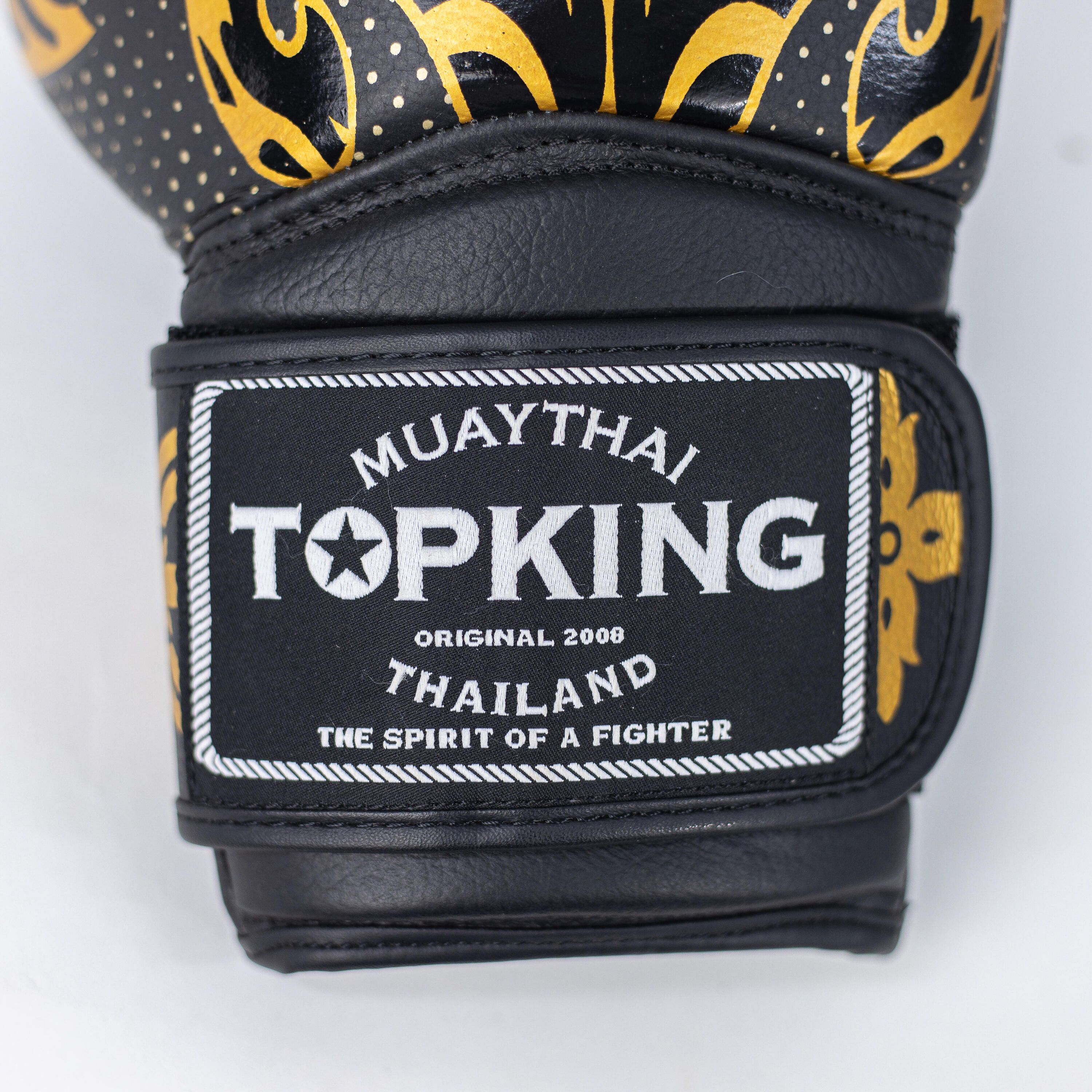 Guantoni da Boxe Topking KANOK Neri PELLE 3/4