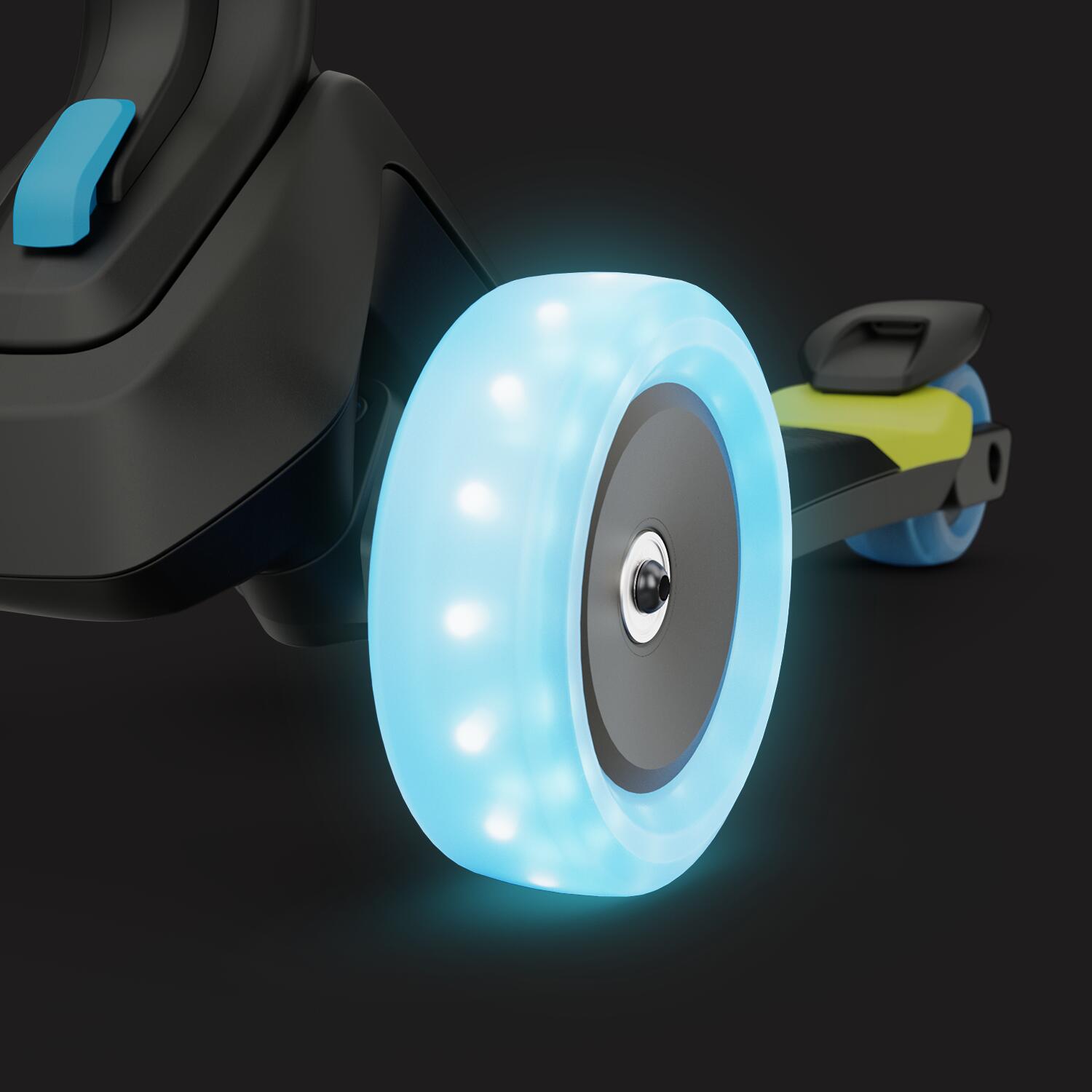 Step voor Kinderen, 2+ Jaar, Opvouwbaar, LED-Deck, Nexo Lime 7/7