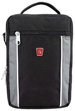 Torba na ramię Traveller z kieszenią na tablet i organizerem, dwukolorowa