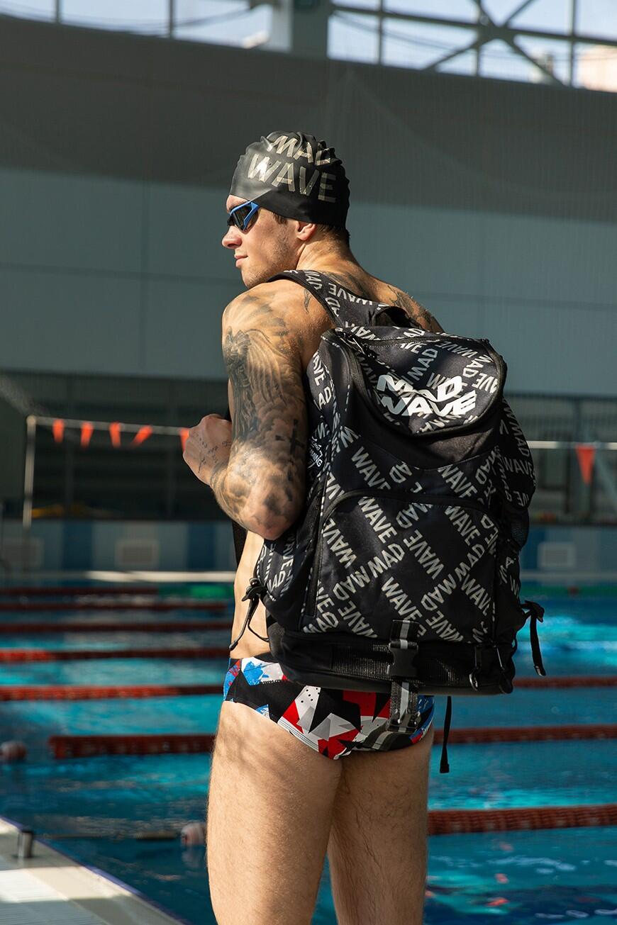 Mochila para piscina e natação 36L MAD TEAM IMPRESSA “Letras” 6/6