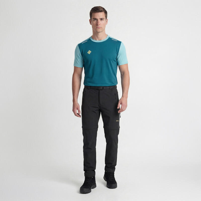 T-shirt TÉCNICA MMASCULINA IRVINE M – Elástica respirável e com refletores 2/7