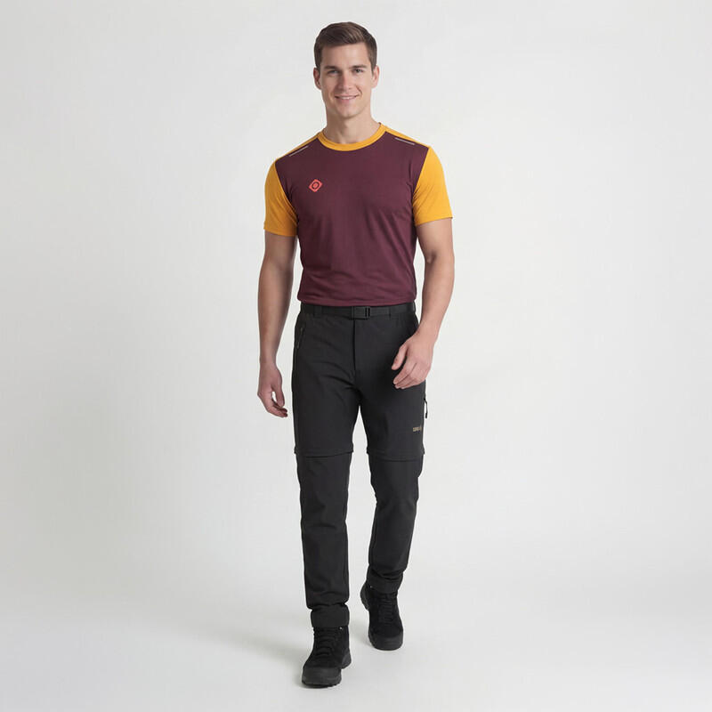 IRVINE M T-shirt tecnica da uomo – Elasticizzata traspirante e con riflettenti 5/7