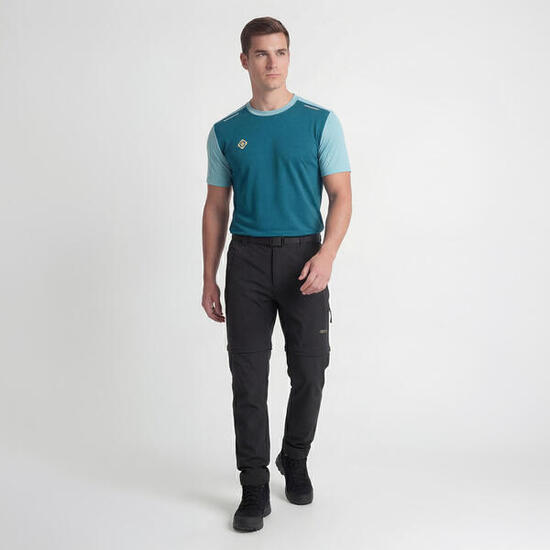 T-shirt technique homme IRVINE M – Extensible respirant et avec réfléchissants