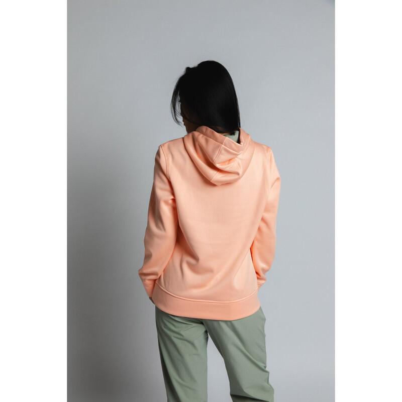 Sweatshirt DUERO W V4 para mulher com capuz ajustável, logótipo e bolso frontal 2/7