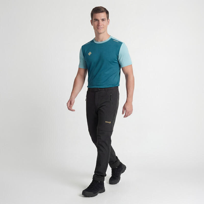 T-shirt TÉCNICA MMASCULINA IRVINE M – Elástica respirável e com refletores 6/7