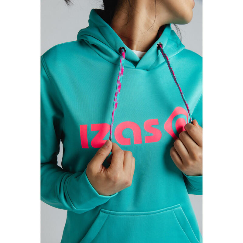 Sweat femme DUERO W V4 avec capuche réglable, logo et poche frontale 4/7