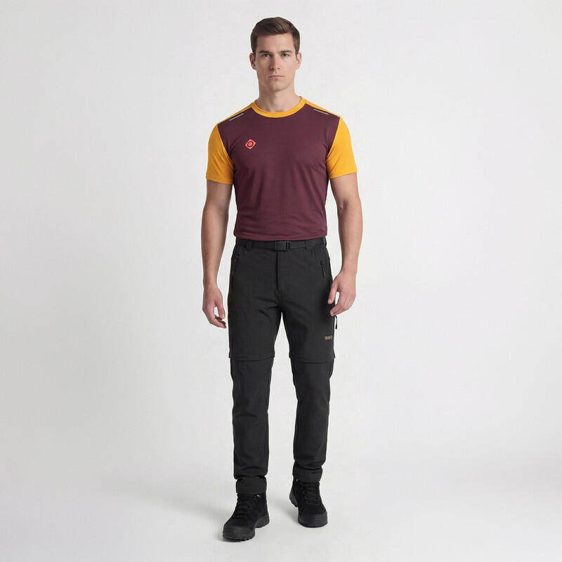 IRVINE M T-shirt tecnica da uomo – Elasticizzata traspirante e con riflettenti 6/7